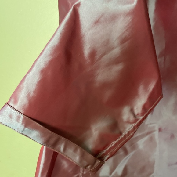 Women’s Sz XS Dennis Basso metallic portrait statement collar casual jacket top - Picture 10 of 11